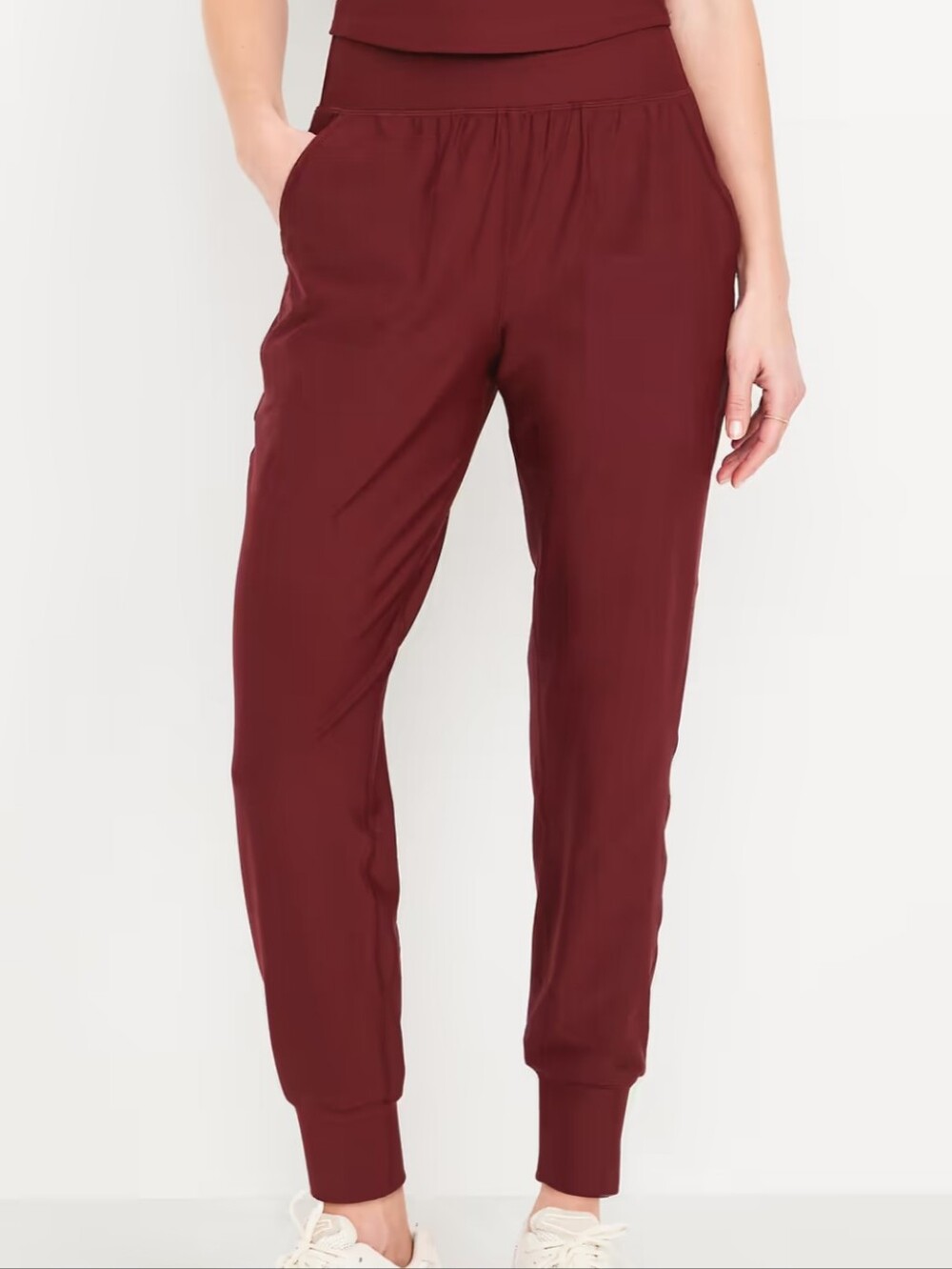 Old Navy High-rise Desert Red Joggers - Size XS